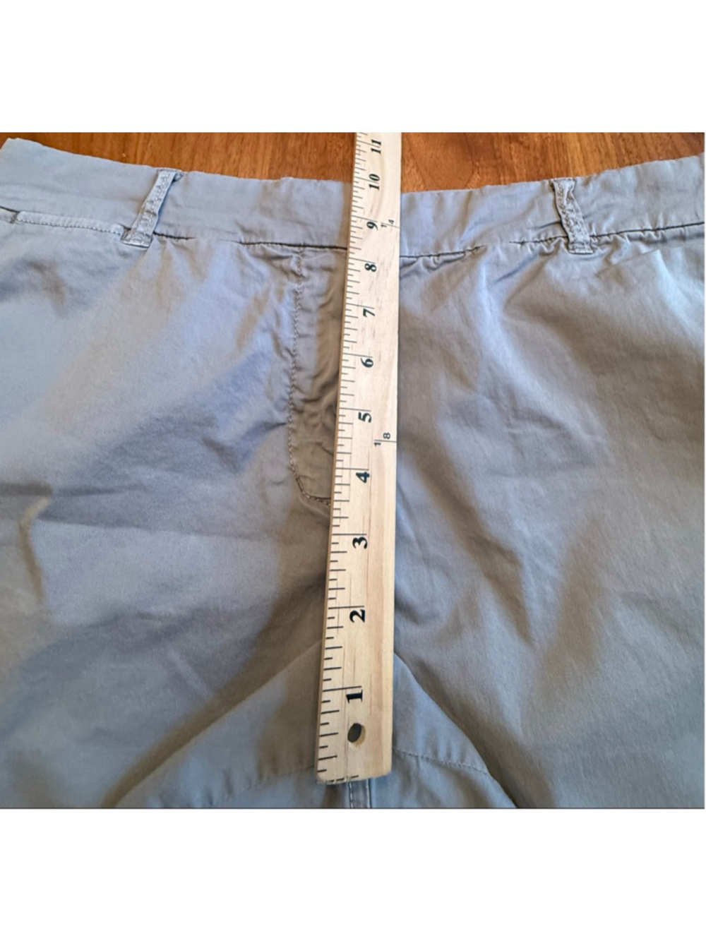J.Crew Chino 6” Shorts Size 12 Blue Gray - Picture 8 of 9